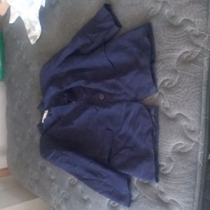 Jones New York Navy Blue Woman's Single Button Lined Blazer Size 10